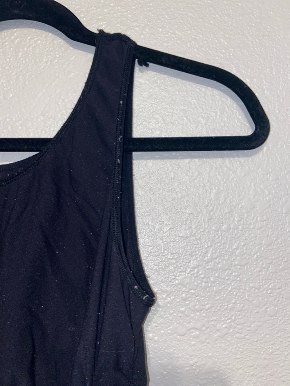 Maternity Black Tank Top, Size Large - Picture 4 of 4